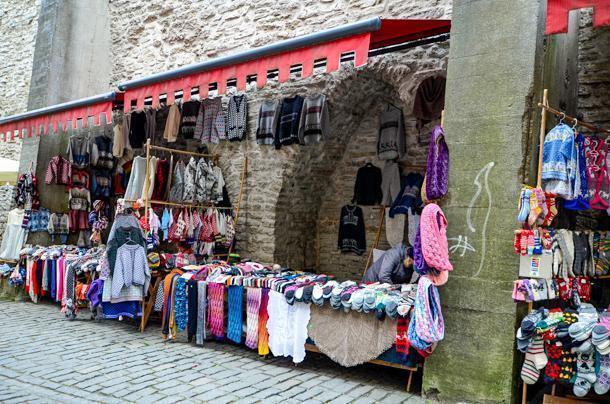 Don't miss Tallinn's Wool Market by the city walls