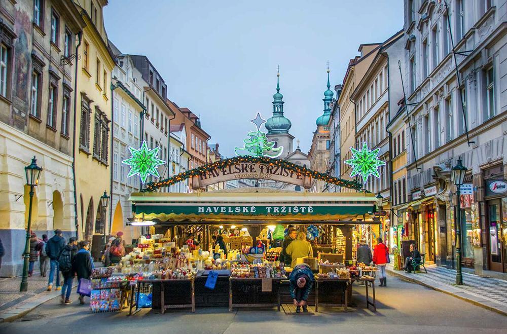 Christmas Market in Prague, Czech Republic