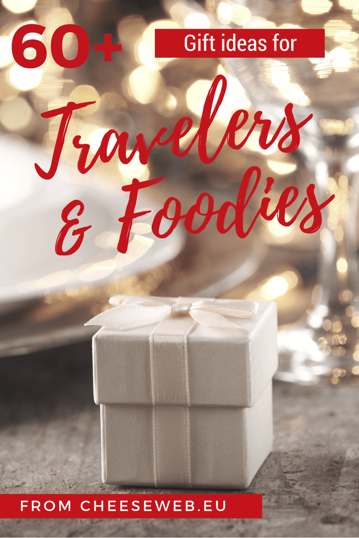 We share more than 60 of the best Christmas Gifts for travelers and foodies from Amazon including the best travel gear, cookbooks, travel books for kids, gourmet gift baskets and more.