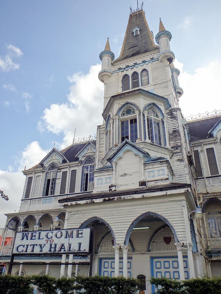 The City Hall building in Georgetown, Guyana