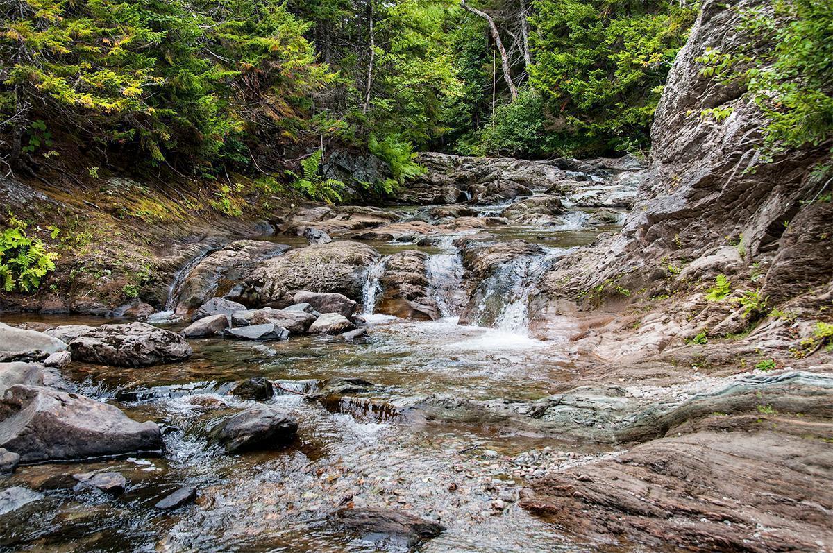 Exploring Fundy National Park's Laverty Falls