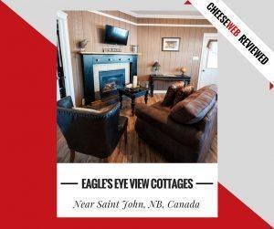We take a winter staycation at the luxury Eagle’s Eye View Cottages on the Kingston Peninsula, near Saint John, New Brunswick, Canada.