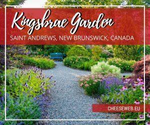 Kingsbrae Garden in Saint Andrews, New Brunswick, combines flowers, art, food, and animals making it family-friendly and one of the best gardens in Canada.