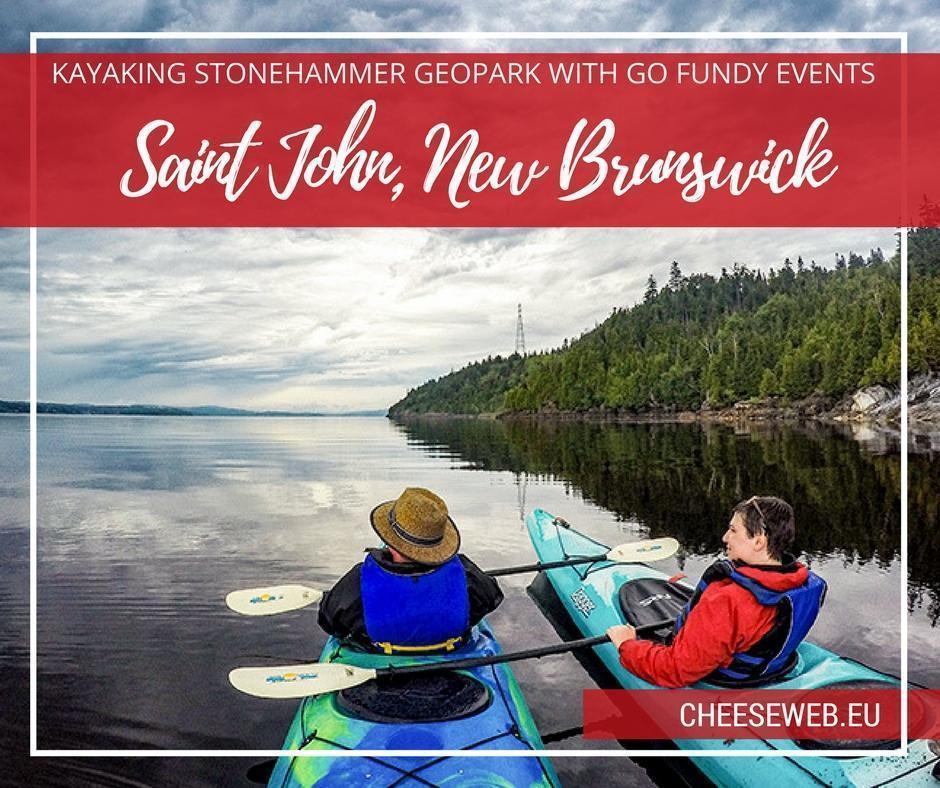 We take a kayak tour of Dominion Park, part of the Stonehammer Geopark in Saint John, New Brunswick, to see stromatolites, with Go Fundy Events.