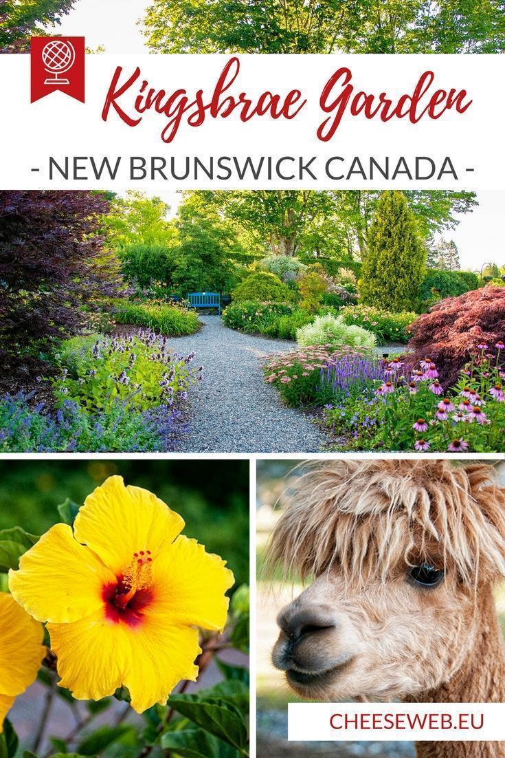 Kingsbrae Garden in Saint Andrews, New Brunswick, combines flowers, art, food, and animals making it family-friendly and one of the best gardens in Canada.