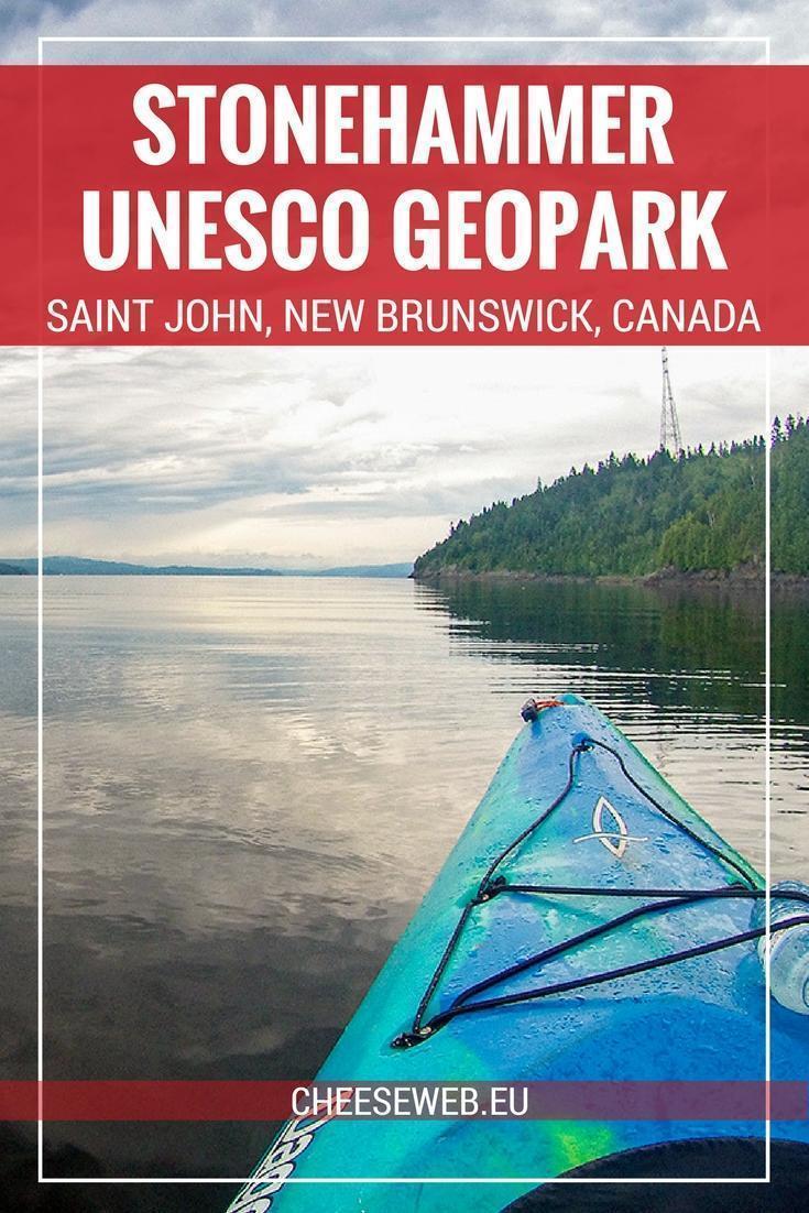 We take a kayak tour of Dominion Park, part of the Stonehammer Geopark in Saint John, New Brunswick, Canada, to see stromatolites, with Go Fundy Events.