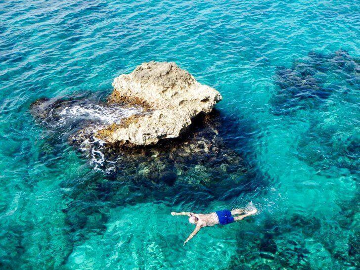 Snorkelling in the turquoise waters of Negril Jamaica