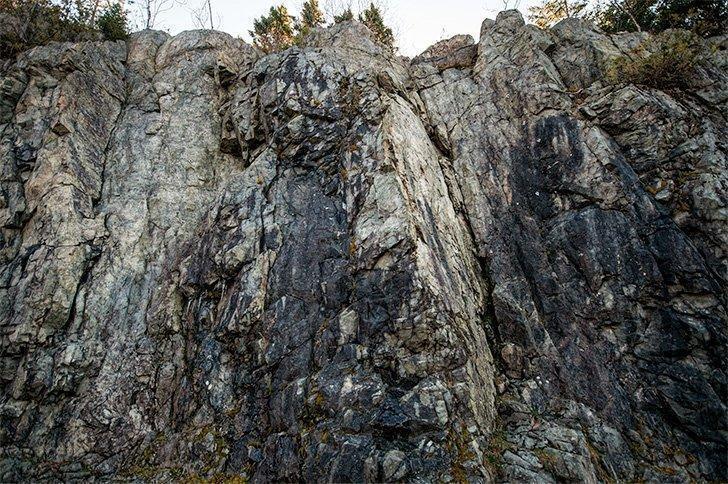 You can learn to climb this Dacite, a volcanic lava, with Inside Out Nature Centre at Rockwood Park