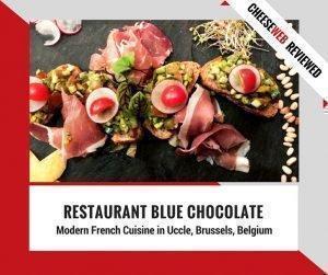 Blue chocolate restaurant uccle brussels belgium