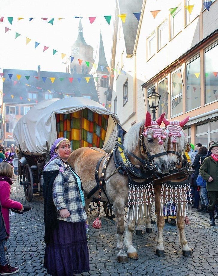 Fasnet in Weil der Stadt, Germany