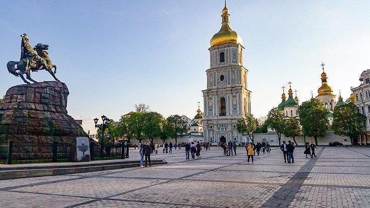 Visiting St. Sophia’s Cathedral is one of the top things to do in Kiev Ukraine