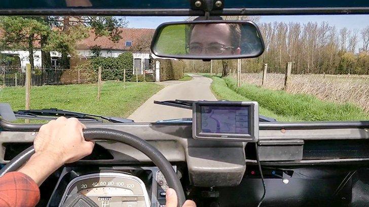 Cruising the back roads of Hageland Belgium with the top down. 