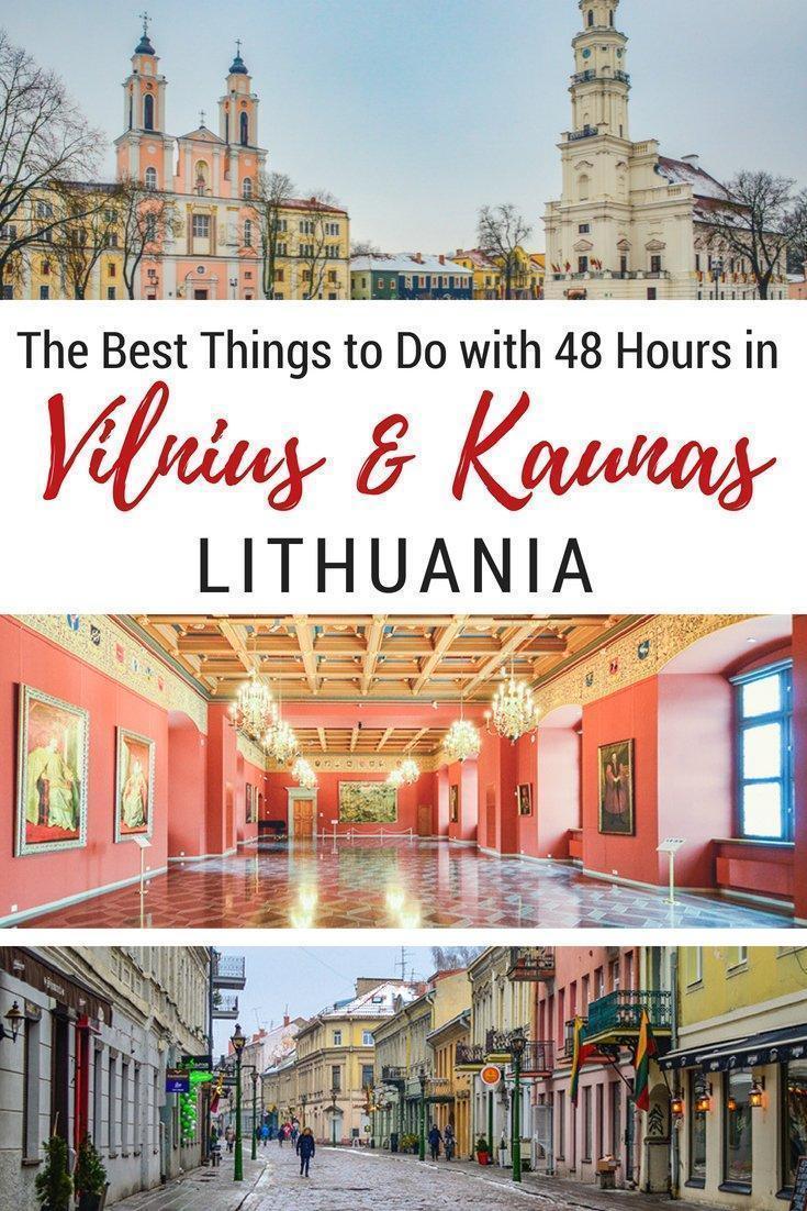 A 2 day itinerary for all the best things to do in Vilnius Lithuania and neighbouring Kaunas, including top tourist attractions in Lithuania, the best guided tours of Vilnius, and the best restaurants in Lithuania. 