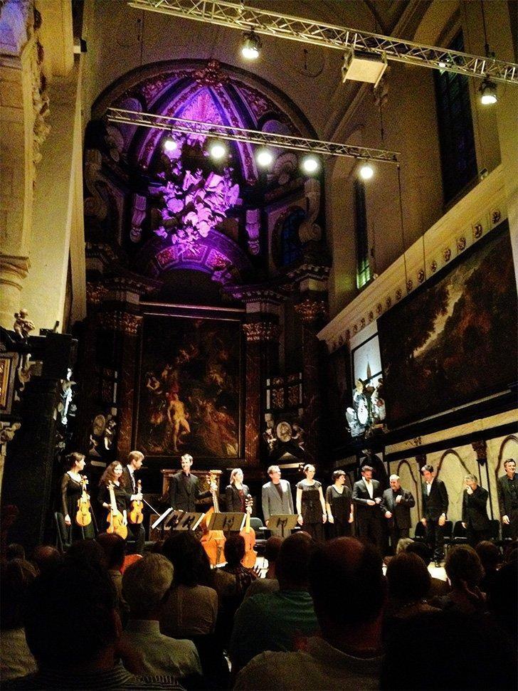 If you're wondering what to do in Antwerp at night, why not enjoy a classical concert at the AMUZ concert hall?