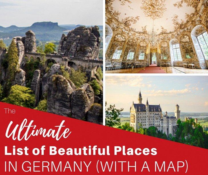 The Most Beautiful Places in Germany (Map Included)