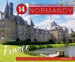 There are countless castles in France dotted across the countryside. Catherine shares 14 of the most beautiful castles in Normandy, France, including two castle hotels where you can stay in luxurious style.