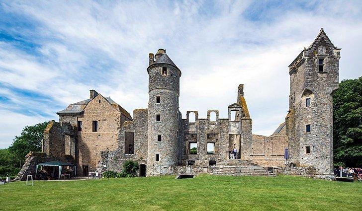 Gratot Chateau castle in normandy france