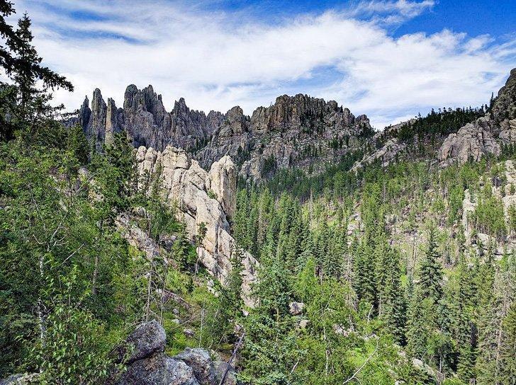 The Needles Highway in Custer State Park, South Dakota