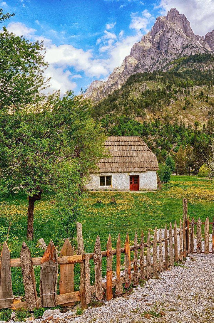 The Valbona Valley National Park is one of the most beautiful places in Albania.