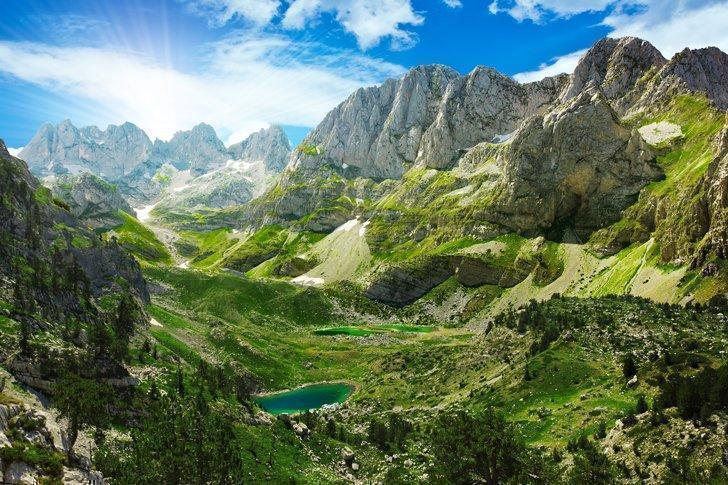 This probably isn't what you picture when you think of Albania, but the Albanian Alps are one of many beautiful places to visit in Albania that will surprise you. 
