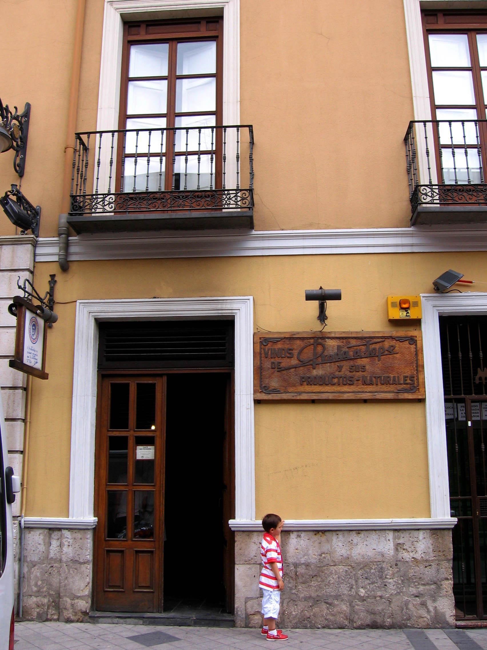 The Tapas bar outside.